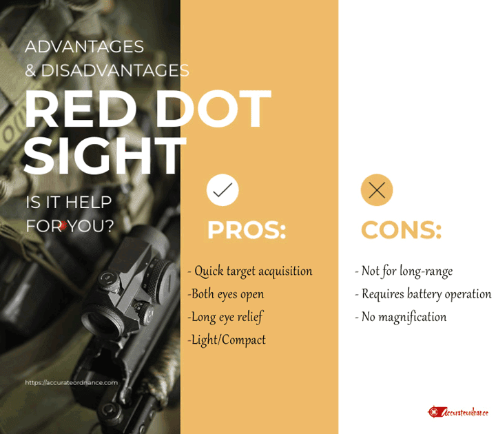 red dot sight pros cons