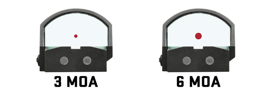 3 MOA vs. 6 MOA: The Difference Between Reticles in Red Dot Sights