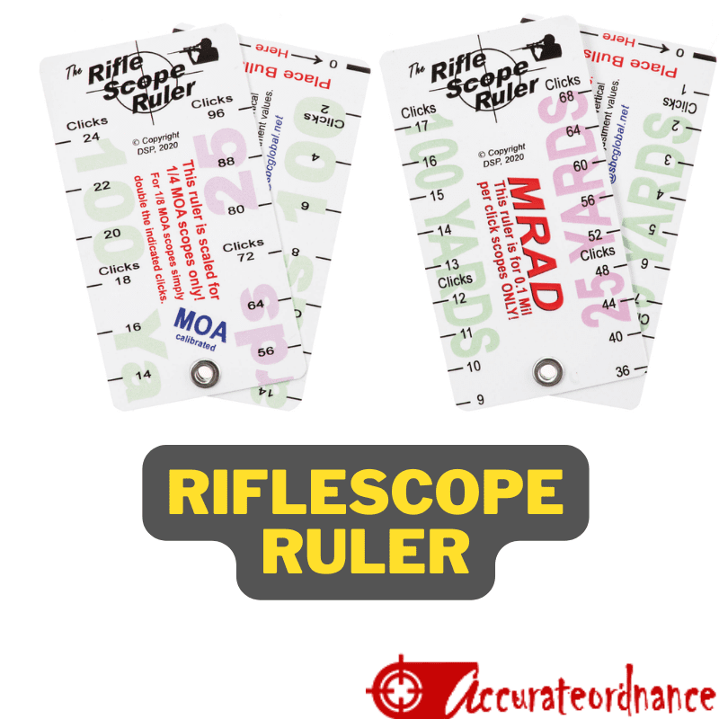 What Is A Rifle Scope Ruler How To Sight A Riflescope With The Ruler