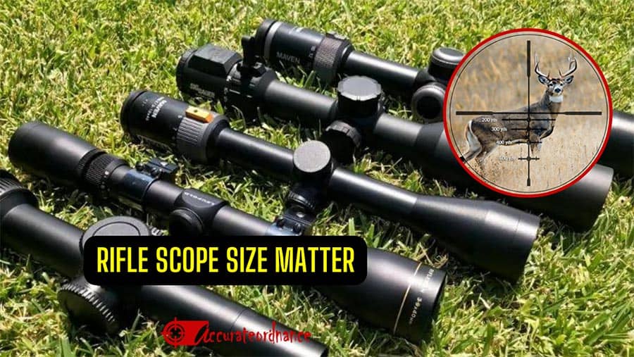 rifle scope size