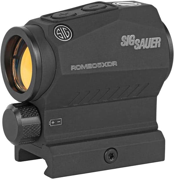 tube sight and open red dot sight