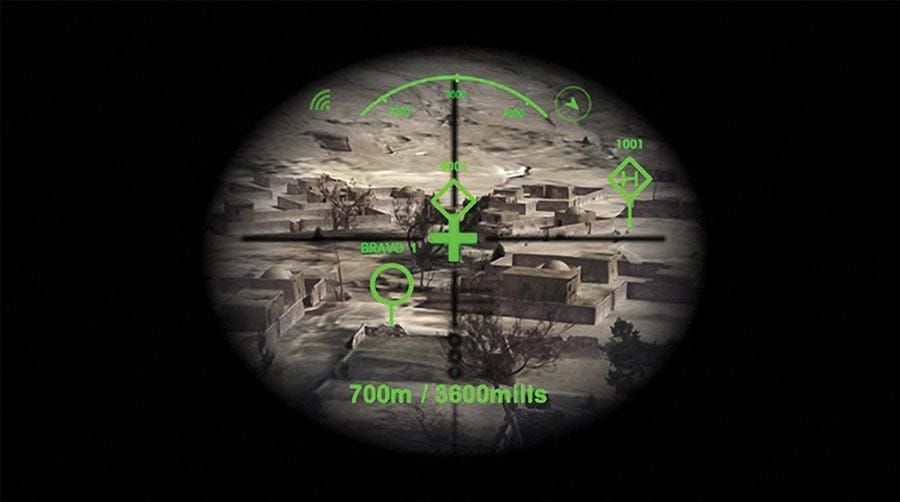 Augmented Reality (AR) in riflescope
